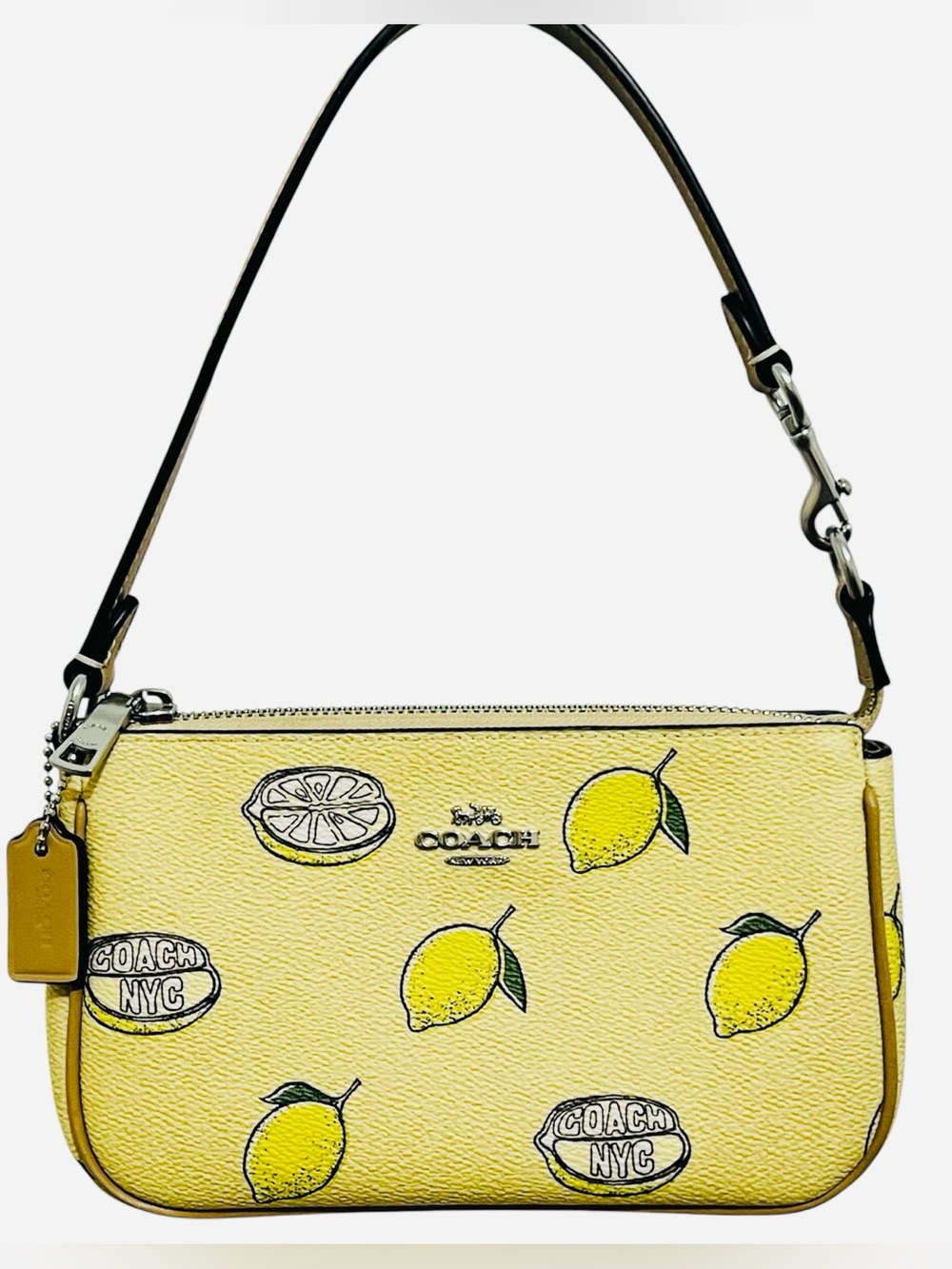 Coach Nolita 19 with Lemon Print • Style CAL26 • Shoulder Bag or Wristlet - Picture 3 of 15